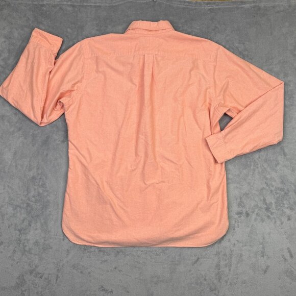 Ralph Lauren Shirt Mens XL Pink Long Sleeve Oxford Flesh Pony Preppy Classic Fit - Picture 3 of 8